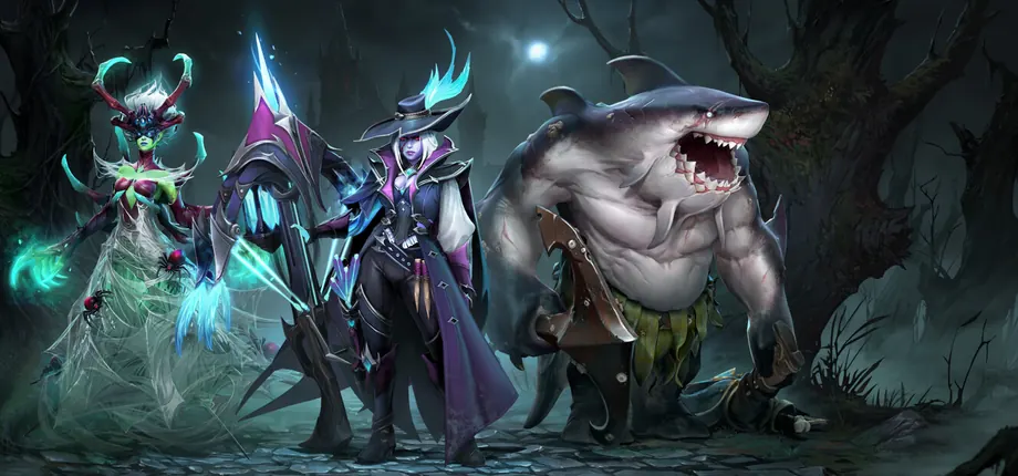 Dota 2 key art