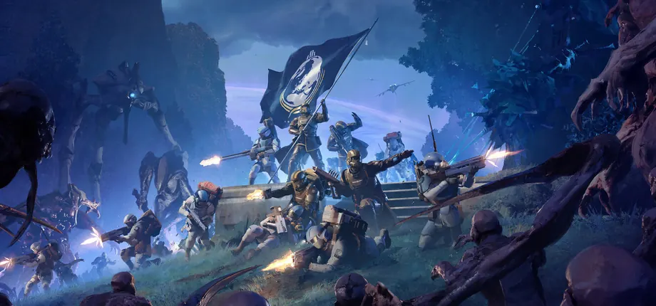 Helldivers 2 key art