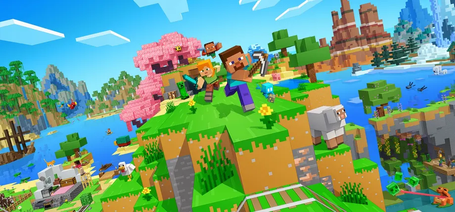 Minecraft key art